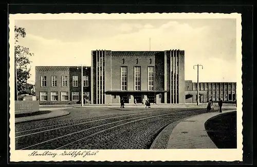 AK Flensburg, Blick auf das Deutsche Haus