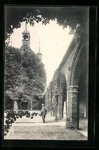 AK Stralsund, Partie im Johanniskloster