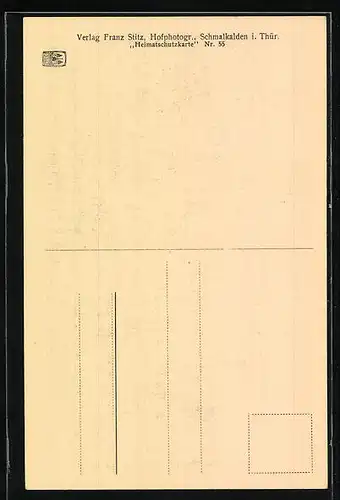 AK Schmalkalden i. Thür., Hofportal im Schlosse Wilhelmsburg