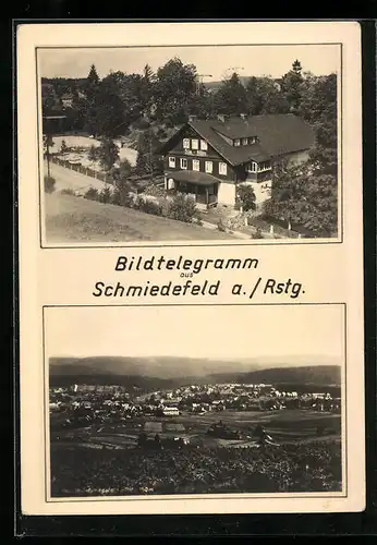 AK Schmiedefeld a. Rstg., Film-Bühne, Teilansicht
