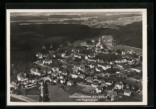 AK Königsfeld, Teilansicht, Fliegeraufnahme