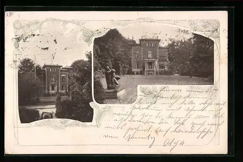 AK Hamburg-Othmarschen, Villenanlage Neu-Othmarschen, Eichenstrasse 1