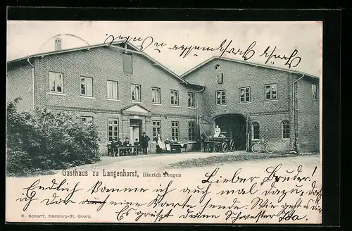 AK Langenhorst, Gasthaus vonHinrich Teegen