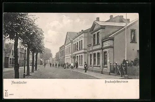 AK Neumünster, Blick in die Brachenfelderstrasse