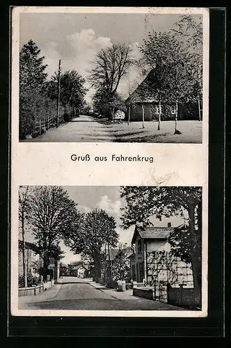 AK Fahrenkrug, Strassenpartien