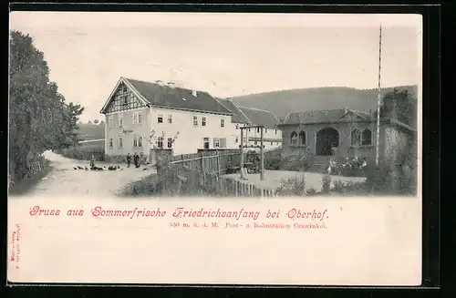 AK Friedrichsanfang bei Oberhof, Gasthaus Jägerhaus