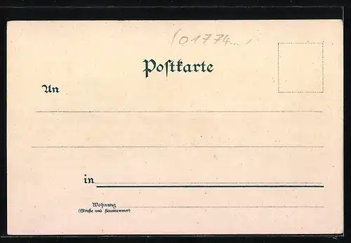 Lithographie Seifersdorf bei Rabenau, Luftkurort Gut Borlas / Pension Flechsig mit Umgebung