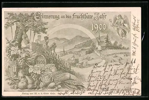 Künstler-AK Lahr, Erinnerung an das fruchtbare Jahr 1900