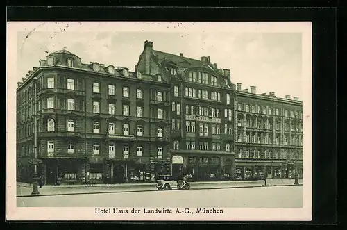 AK München, Hotel Haus der Landwirte A.-G.