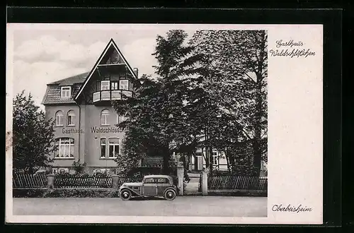 AK Oberbeisheim, Gasthaus Waldschlösschen, Inh. Otto Schmidt