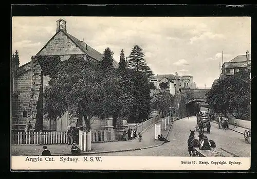 AK Sydney /N. S. W., Argyle Cut