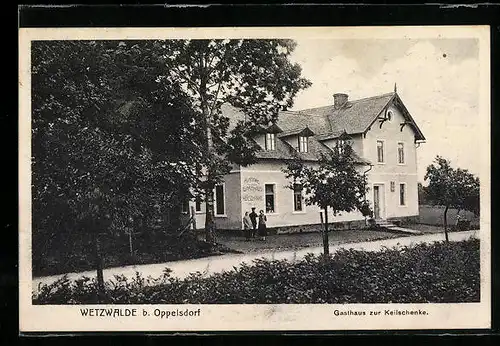 AK Wetzwalde, Gasthaus zur Keilschenke