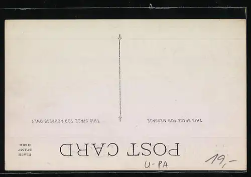 AK Warren, PA, Strassenpartie mit Geschäften