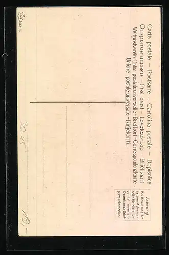 Künstler-AK Reichstagsbilder, No. II., Resolution