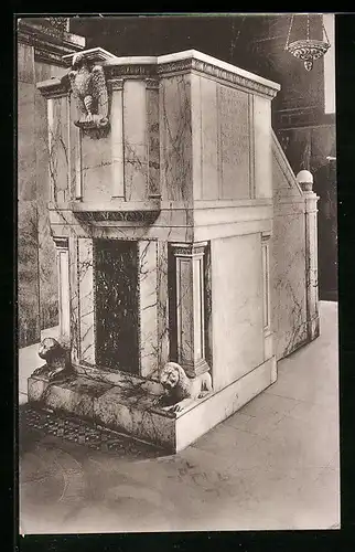 AK Aachen, Kaiser-Dom, Marmor Kanzel