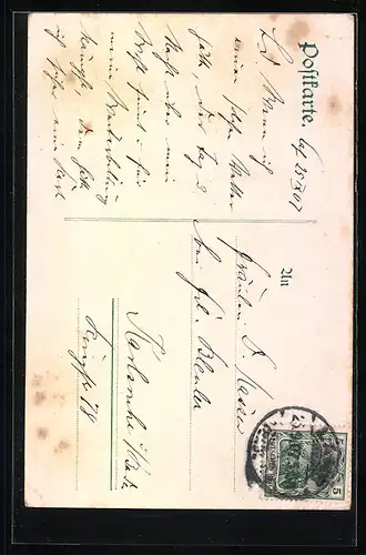 AK Lahr i. B., Urteilsplatz, Blick zum Rathaus