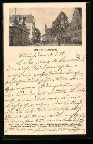 AK Lahr i. B., Urteilsplatz