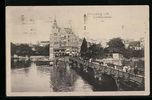 AK Königsberg i. Pr., Schlossteichbrücke