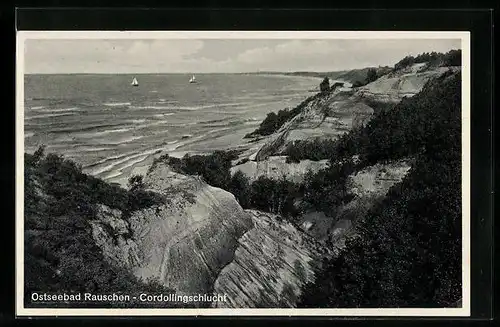 AK Rauschen / Ostsee, Cordollingschlucht