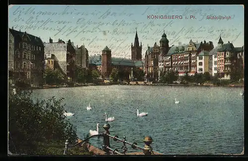 AK Königsberg i. Pr., Schlossteich