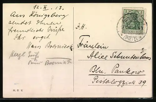 AK Königsberg i. Pr., Schlossfreiheit