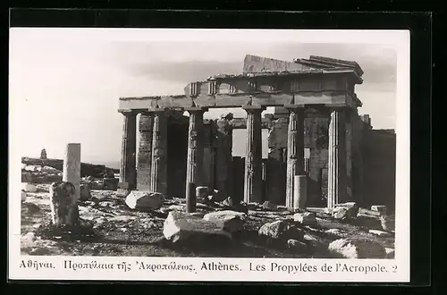 AK Athènes, Les Propylées de l`Acropole