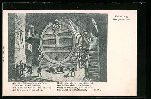 AK Heidelberg, Das grosse Fass