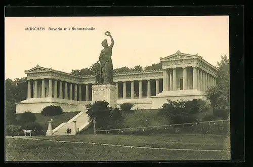 AK München, Bavaria und Ruhmeshalle