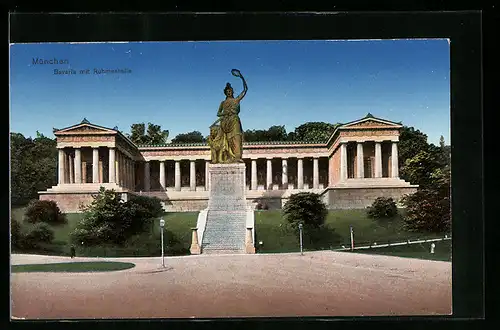 AK München, Bavaria und Ruhmeshalle