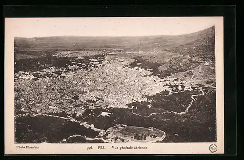 AK Fès, Vue générale aérienne
