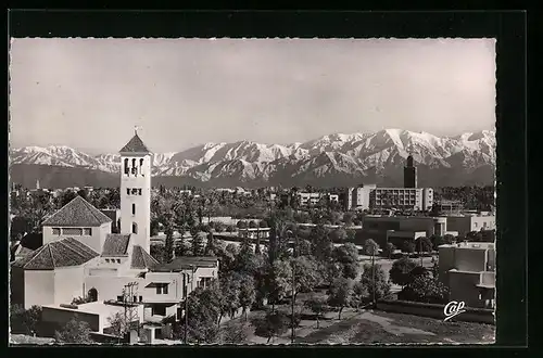 AK Marrakech, L`Eglise, la Koutoubia et l`Atlas