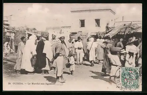 AK Oudjda, Le Marché aux légumes