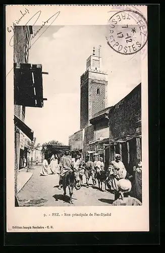 AK Fès, Rue principale de Fez-Djedid