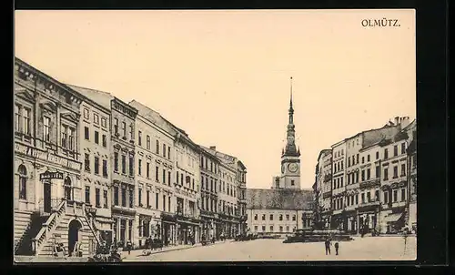 AK Olmütz, Blick zur Kirche