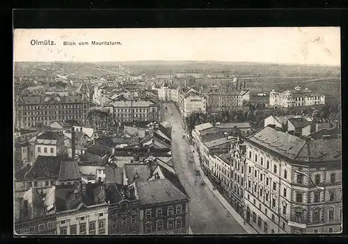 AK Olmütz, Blick vom Mauritzturm