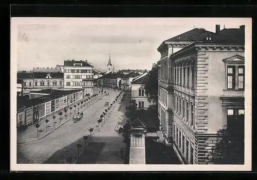 AK Prerov, Ortspartie aus der Vogelschau