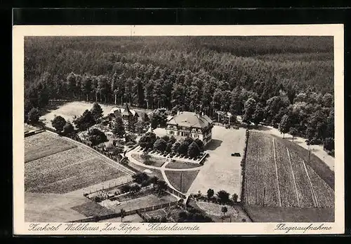 AK Bad Klosterlausnitz, Kurhotel Waldhaus Zur Köppe, Fliegeraufnahme