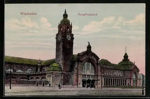 AK Wiesbaden, Hauptbahnhof