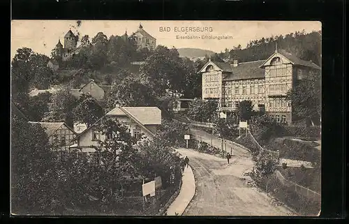 AK Bad Elgersburg, Eisenbahn-Erholungsheim