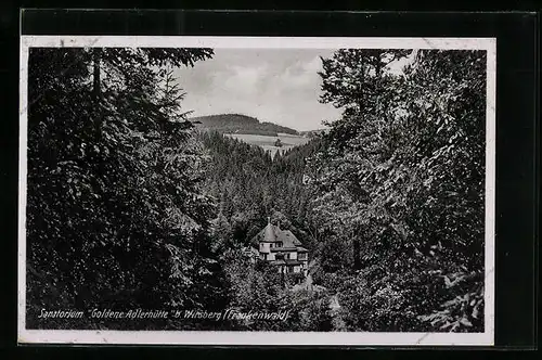 AK Wirsberg / Frankenwald, Sanatorium Goldene Adlerhütte