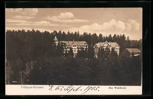 AK Villingen-Kirnach, Waldhotel