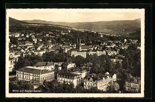 AK Baden-Baden, Gesamtansicht