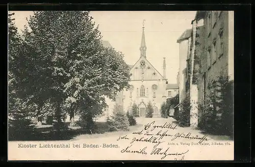 AK Lichtenthal b. Baden-Baden, Kloster Lichtenthal