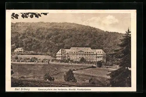 AK Bad Driburg, Genesungsheim des Verbandes Westfäl. Krankenkassen