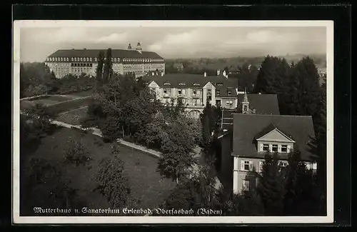 AK Obersasbach / Baden, Mutterhaus und Sanatorium Erlenbad