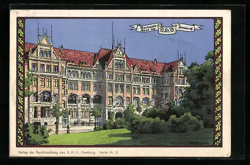 AK Hamburg-Neustadt, Verbandshaus des D. H. V. (Deutschnationaler Handlungsgehilfen-Verband)