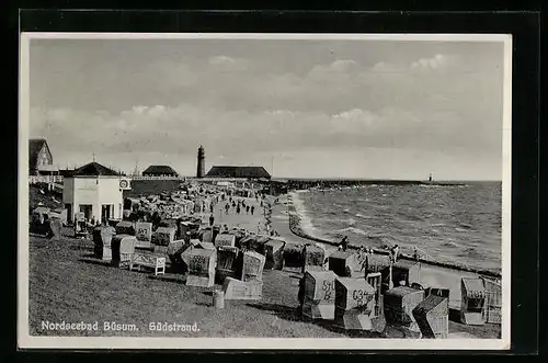 AK Büsum, Strandkörbe am Südstrand