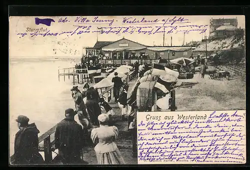 AK Westerland / Sylt, Strandpromenade