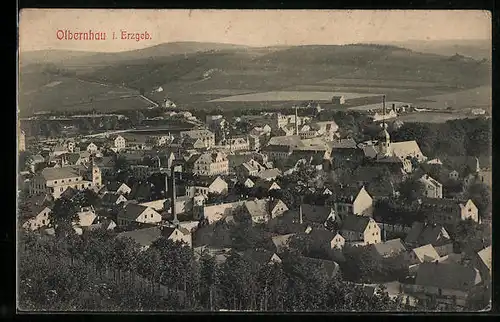 AK Olbernhau / Erzgeb., Gesamtansicht