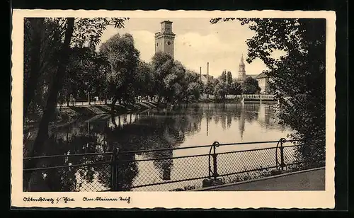 AK Altenburg / Thür., Am kleinen Teich